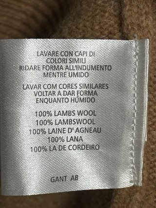Jersey con cremallera Gant marrón
