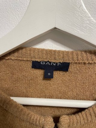 Jersey con cremallera Gant marrón