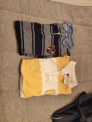 2 Polos de Manga Larga Tallas L y XL