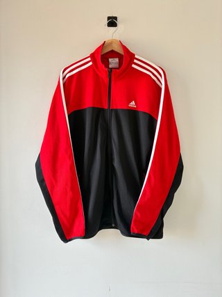 Chaqueta Adidas Vintage Roja y Negra Talla L