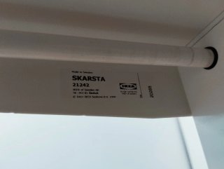 Mesa de oficina Ikea blanca