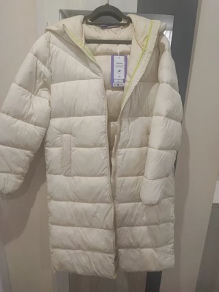 Plumífero largo beige Jack & Jones