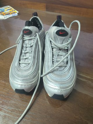 Nike Air Max 97 niño plateadas