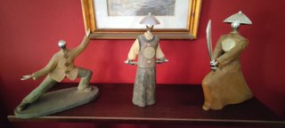 Set de 3 Figuras Decorativas Orientales
