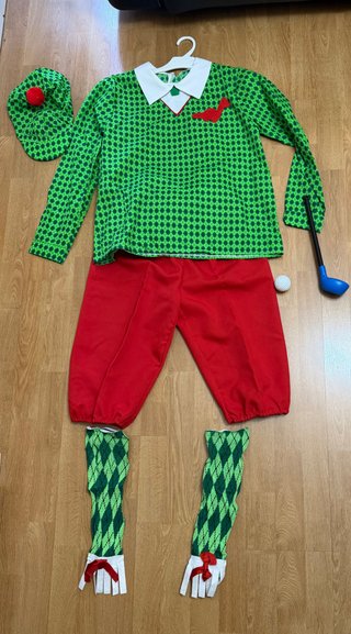 Disfraz de Jugador de Golf Talla L