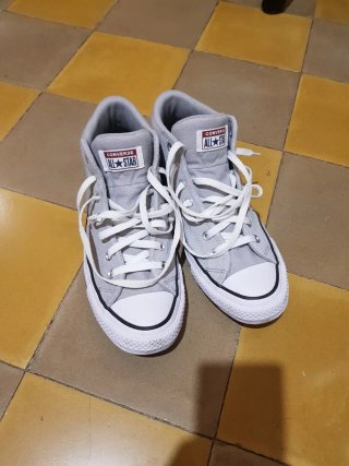 Converse grises talla 42.5