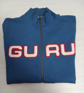 Sudadera Guru Azul con Cremallera