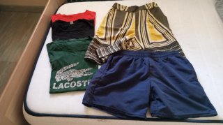 Lote 3 Camisetas y 2 Pantalones Cortos