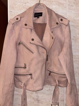 Cazadora Stradivarius Rosa Talla S