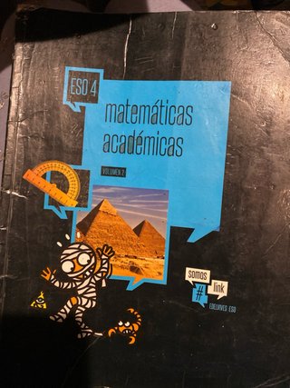 Pack libros, matemáticas académicas 4ESO