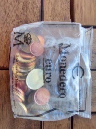 Monedero con monedas de Euro