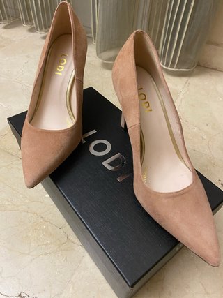 Zapatos de tacón Lodi ante beige,Nude