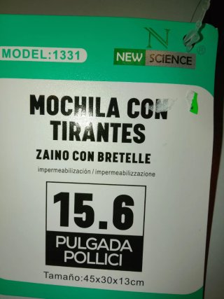 Mochila Gris y Negra
