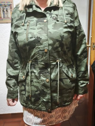 Parka Camuflaje Mujer