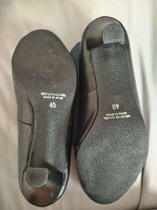 Zapatos de piel negros