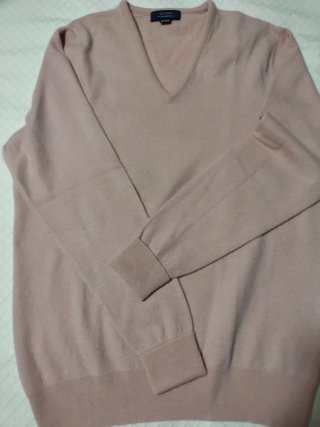 Jersey pico cashmere rosa AGAIN M