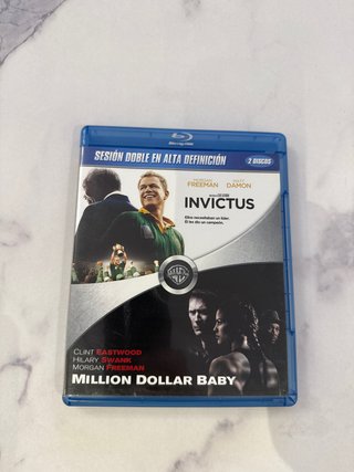 Blu-ray Invictus y Million Dollar Baby