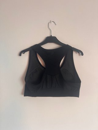 Sujetador deportivo negro Decathlon talla XL