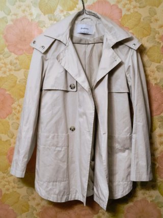 Parka Stradivarius Beige Talla S