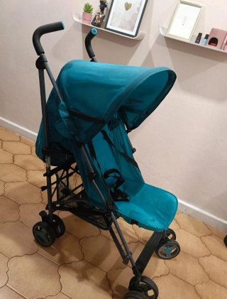 Silla de paseo Asalvo color turquesa