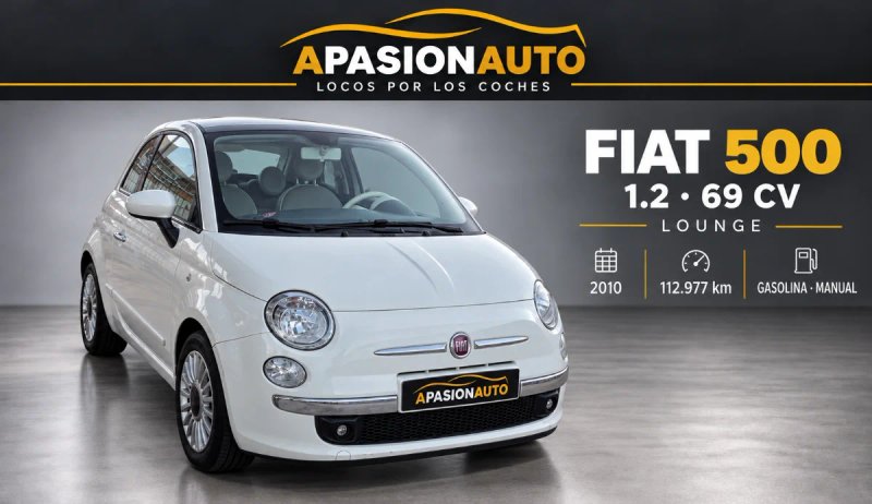 Fiat 500 1.2 Lounge 2010