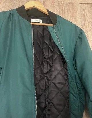 Chaqueta bomber verde mujer