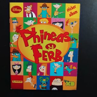 Álbum de Cromos Phineas y Ferb Disney COMPLETO