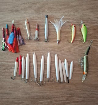 Artículos de pesca.