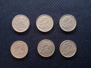 Lote de dinero antiguo Pesetas + Pesos Argentinos