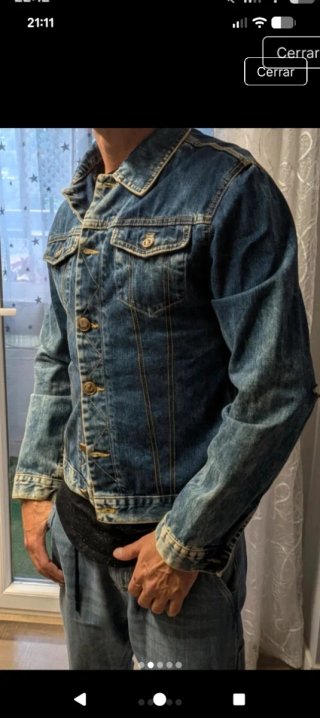 Cazadora vaquera Zara azul
