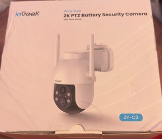Cámara Seguridad ioGeek 2K PTZ Inalámbrica