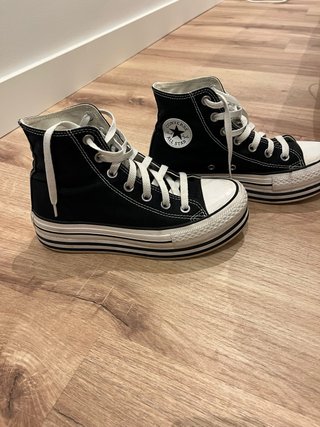 Converse All Star Plataforma Negras