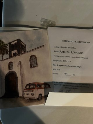 Ilustración Raíces y Caminos - A. Chávez Mesa