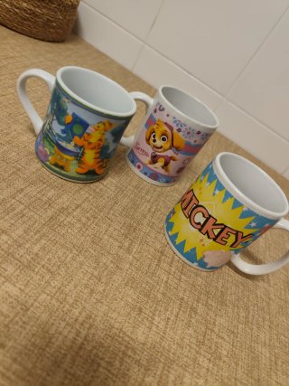 Tazas infantiles de cerámica