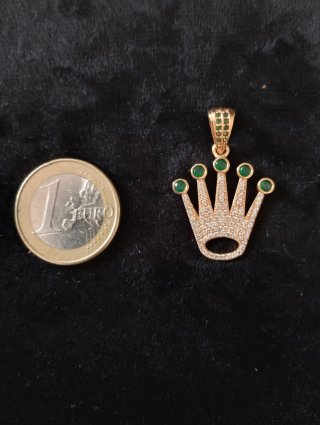 Colgante de oro y diamantes Peso 3,5grs