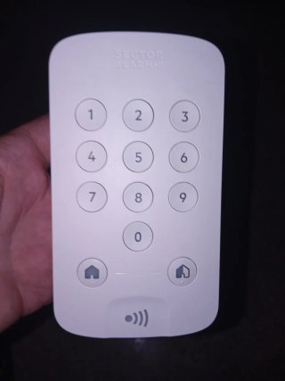 Teclado Sector Alarm  dos cámaraBHGFOR