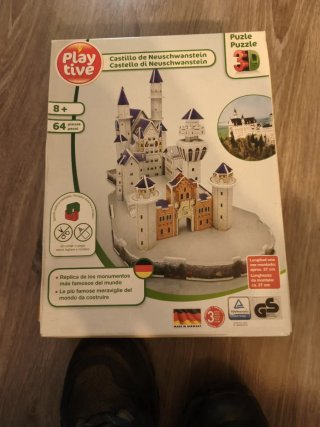Puzzle 3D Castillo Neuschwanstein 64 piezas