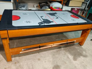 Mesa de Billar y Air Hockey Giratoria