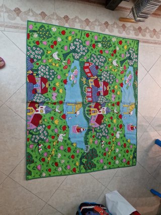 Alfombra infantil tela aislante juego