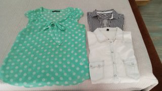 Lote de 3 camisas variadas