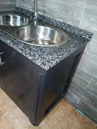 Fregadero doble de granito