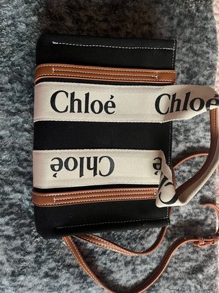 Bolso Chloé Negro y Beige