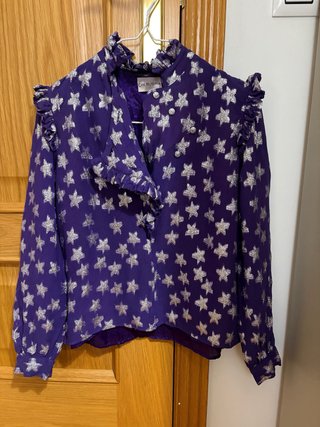 Camisa Cherubina Estampado Estrellas