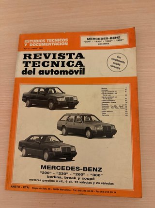 Manual taller mercedes benz. Revista tecnica.