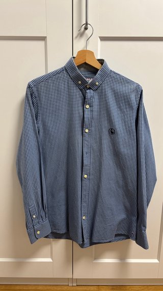 Camisa cuadros El Ganso azul