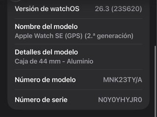 Apple Watch SE 2ª Gen 44mm GPS YHYJR0