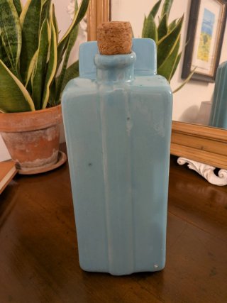 Contenitore in ceramica Beccaro azzurro
