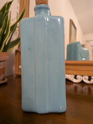 Contenitore in ceramica Beccaro azzurro