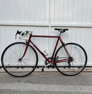 Bicicleta Carretera Clásica Roja