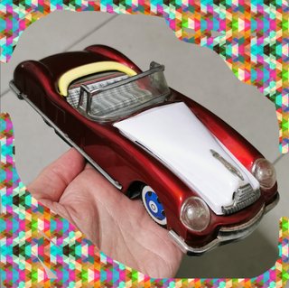 1960 Vintage Tin Toy Car coche hojalata colección